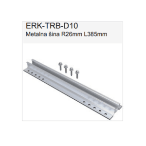 Metalna šina R26mm L385mm ERK-TRB-D10